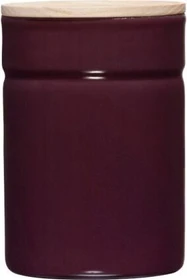 Riess Vorratsdose mit Eschenholzdeckel 565ml aubergine