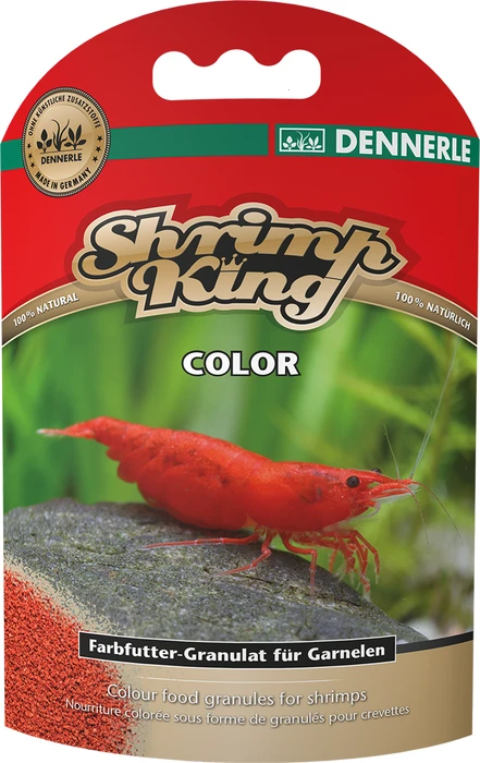 Dennerle Shrimp King Color Farbfutter-Granulat für Garnelen, 35g