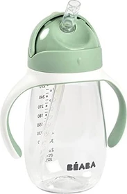 Beaba 2in1 Trinklernbecher, 8+M, 300ml, sage green