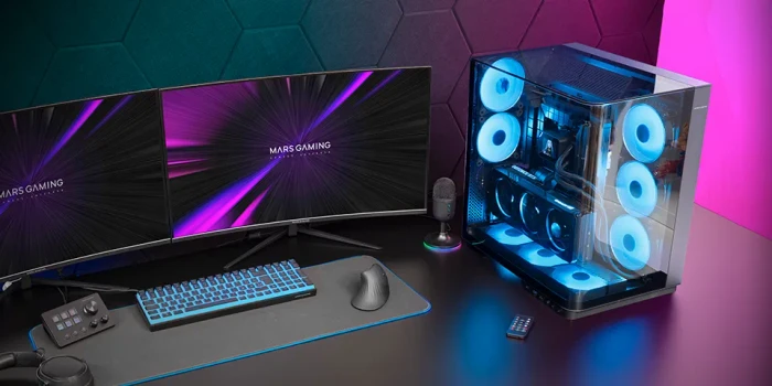 Mars Gaming MC-Infinio Black, Glasfenster