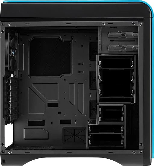 AeroCool DS 200 Blue Edition, schallgedämmt