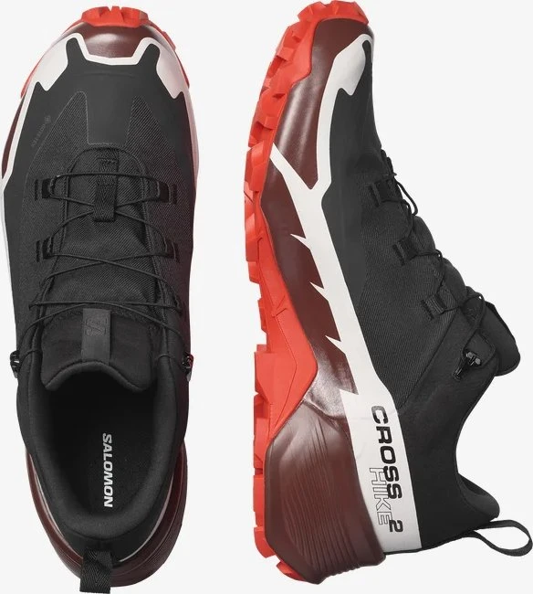 Salomon Cross Hike 2 GTX black/bitte chocolate/fiery red (Herren)