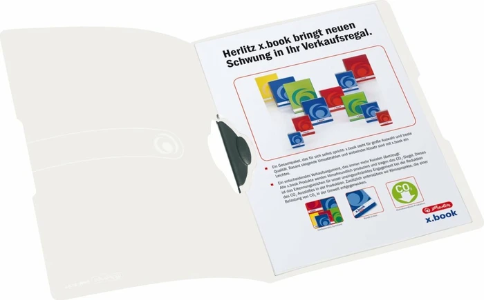 Herlitz easy orga to go Express-Clip Klemmmappe, A4, transparent