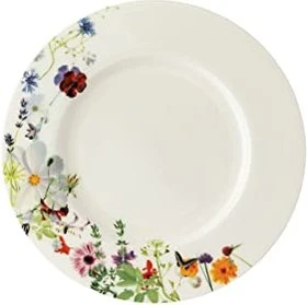Rosenthal Brillance Bone China Grand Air Frühstücksteller mit Fahne 23.3cm
