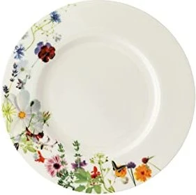 Rosenthal Brillance Bone China Grand Air Frühstücksteller mit Fahne 23.3cm