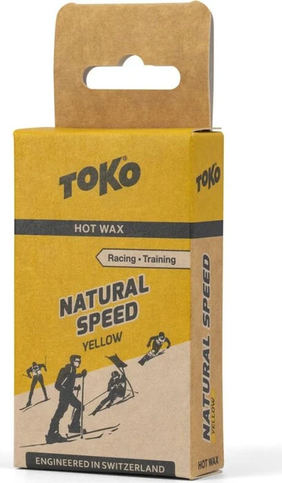 Toko Natural Speed Hot Wax Gleitwax 40g Wachs gelb