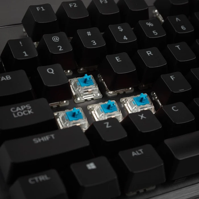 Mountain Everest Core, TKL, LEDs RGB, Gunmetal Gray, MX RGB BLUE, USB, US