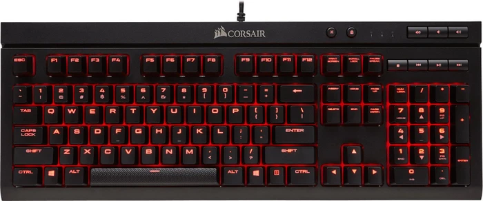 Corsair Gaming K68, LEDs rot, MX RED, USB, DE