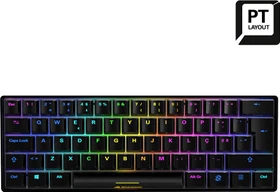 Sharkoon Skiller SGK50 S4, Black, LEDs RGB, hot-swap, Kailh KT RED, USB, PT (4044951034635)