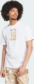 adidas Camo Label T-Shirt kurzarm weiß (Herren)