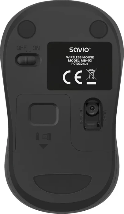 Savio MB-03 Wireless Mouse schwarz, USB