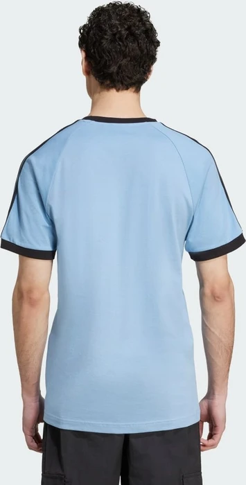 adidas Adicolor Classics 3-Streifen T-Shirt kurzarm ash blue/black (Herren)