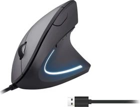 Equip Vertical Ergonomic Wired Mouse schwarz, USB (245118)