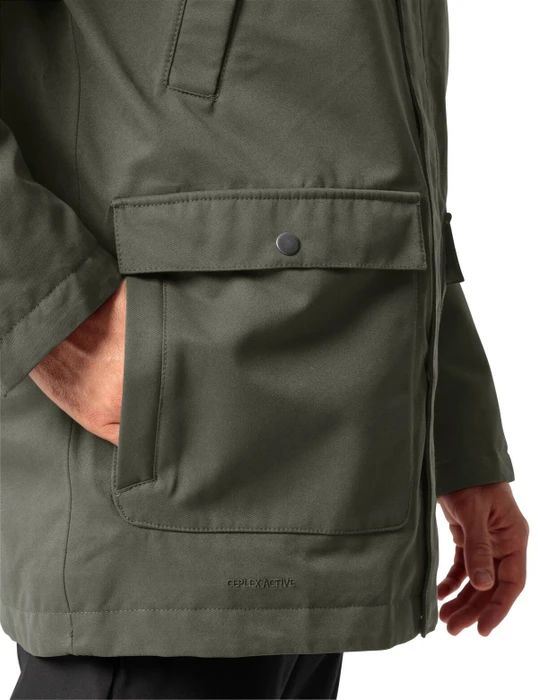 Vaude Manukau II Funktionsmantel khaki uni (Herren)