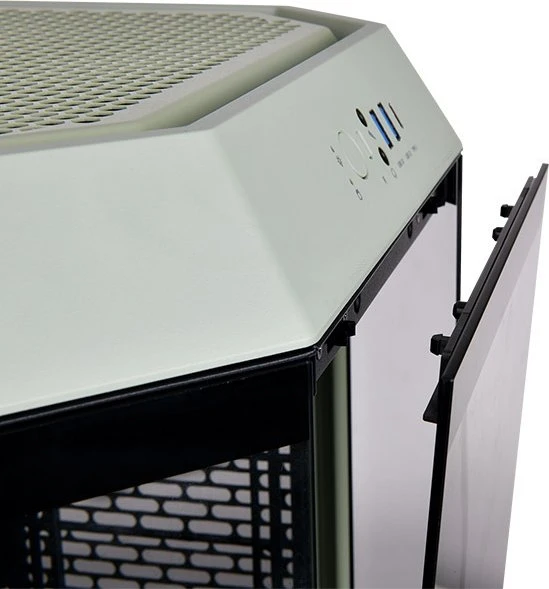 Thermaltake The Tower 300 Matcha Green, grün, Glasfenster