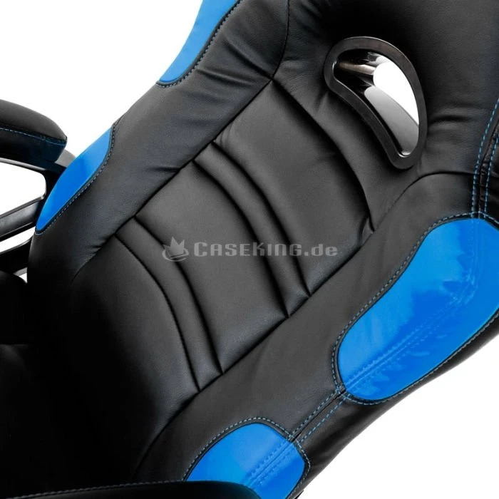Arozzi Enzo Gamingstuhl, schwarz/blau