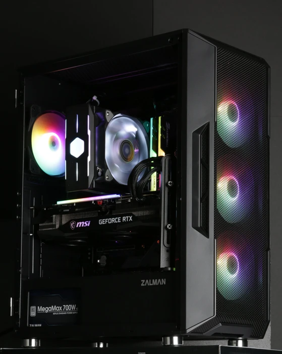 Zalman i3 Neo, schwarz, Glasfenster