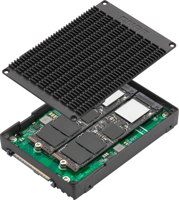 QNAP QDA-U2MP Festplatteneinschub, M.2 PCIe, 2.5"