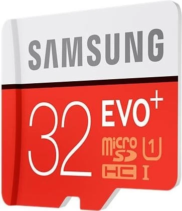 Samsung EVO+ R80/W20 32GB, UHS-I, Class 10