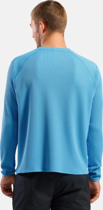 Odlo Cubic Multisport Mid Layer Crew Funktionsshirt langarm azure blue (Herren)