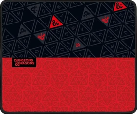 Konix Dungeons & Dragons Roll the Dice Mouse Pad, 320x270mm, rot/schwarz
