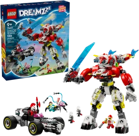 LEGO DREAMZzz - Coopers Tiger-Mech und Zero's Hot Rod Auto