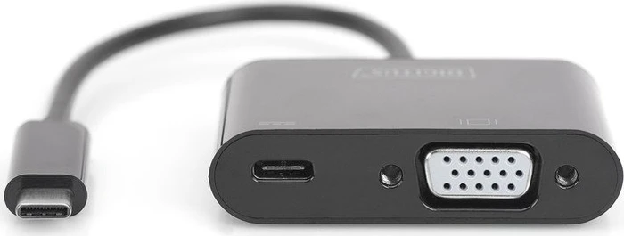 Digitus USB-C auf VGA Multiport Adapter schwarz