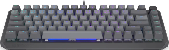 Endorfy Thock V2 75%, PBT, grau, LEDs RGB, hot-swap, Endorfy RED, USB, CZ/SK