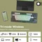 Epomaker RT85 Wireless, Green White, LEDs RGB, hot-swap, Epomaker Wisteria V2, USB/Bluetooth, US Vorschaubild