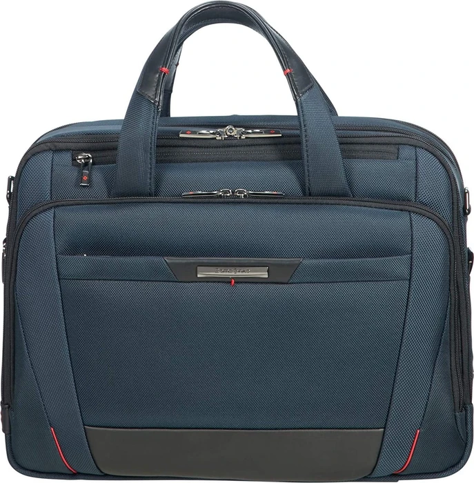 Samsonite Pro-DLX 5 Bailhandle expandable 15.6" erweiterbare Notebook-Umhängetasche blau