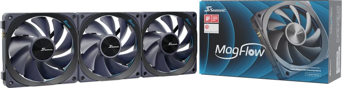 Seasonic MagFlow 1225 PWM, 120mm, 3er-Pack