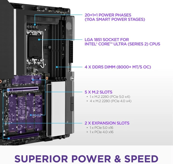 NZXT N9 Z890 Black (Intel 1851)