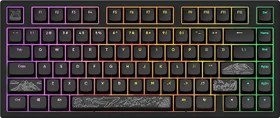 Dark Project ALU81A Terra Nostra Gaming Keyboard, schwarz, LEDs RGB, g3ms Moonstone, USB, US (DPKB_NOSTRA_81_ANSI_BLACK)