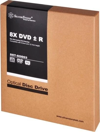 SilverStone SOD03, SlimLine schwarz, SATA