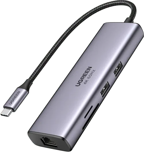 Ugreen 7-in-1 USB-C Hub, USB-C 3.0 [Stecker]