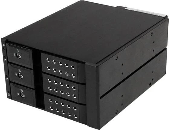 StarTech HSB3SATSASBA, 2x 5.25" Wechselrahmen auf 3x 3.5" SATA