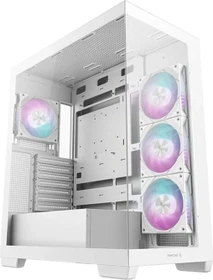 DeepCool CG580 4F WH, weiß, Glasfenster