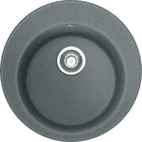 Franke Pamira ROG 610-41 Einbau Becken mittig steingrau