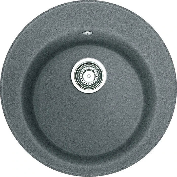 Franke Pamira ROG 610-41 Einbau Becken mittig steingrau