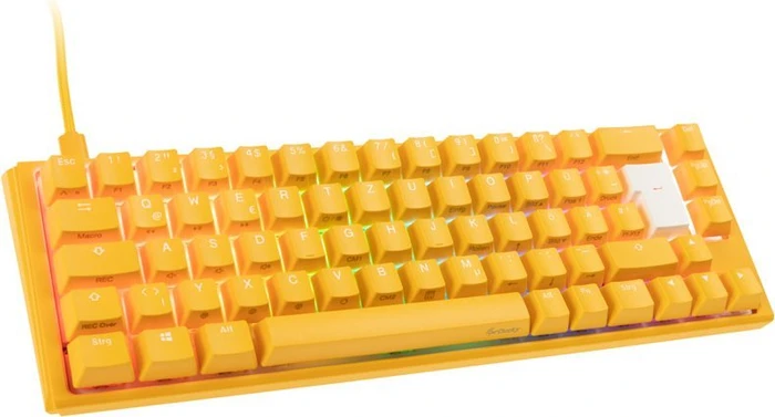 Ducky One 3 Yellow SF PBT, LEDs RGB, MX RGB BLUE, USB, DE