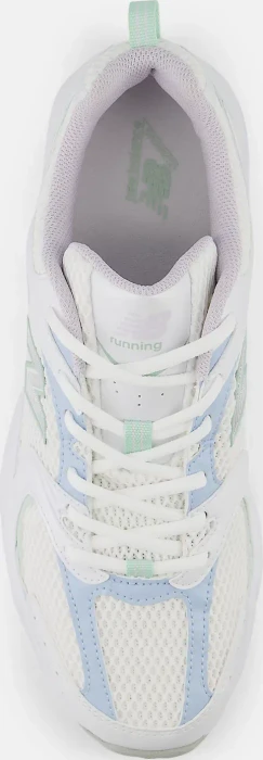 New Balance 530 white/light chrome blue/clay ash