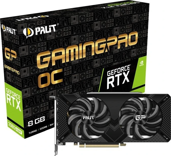 Palit GeForce RTX 2060 SUPER GP OC, 8GB GDDR6, HDMI, 3x DP