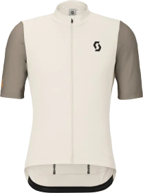 Scott Endurance Trikot kurzarm cotton white/toast beige (Herren)