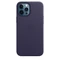 Apple Leder Case mit MagSafe für iPhone 12 Pro Max dunkelviolett Vorschaubild