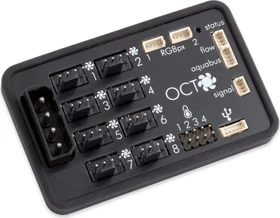 Aqua Computer Octo für PWM-Lüfter, Licht- und Lüftersteuerung, 8-Kanal