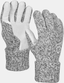 Ortovox Classic Wool Leather Handschuhe grey blend