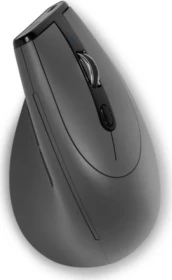 BakkerElkhuizen Grip Pro Wireless Vertical Mouse, grau/schwarz, USB (BNEGPWVM)