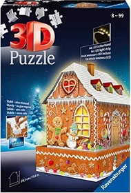 Ravensburger Puzzle Lebkuchenhaus bei Nacht