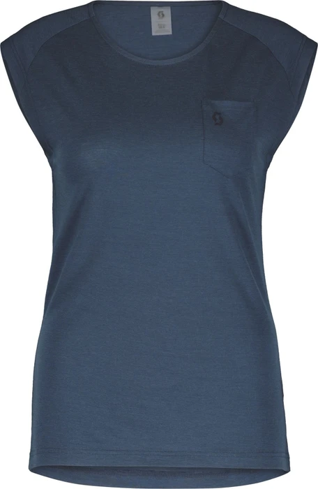 Scott Defined Merino Tech Trikot ärmellos metal blue (Damen)