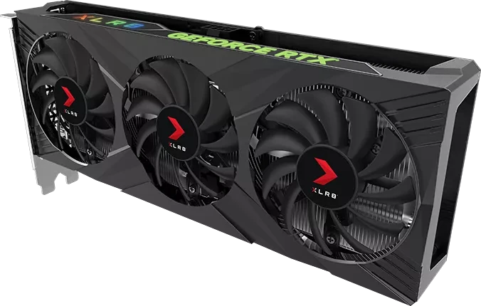 PNY GeForce RTX 4060 XLR8 Gaming Verto Epic-X RGB Overclocked Triple Fan, 8GB GDDR6, HDMI, 3x DP